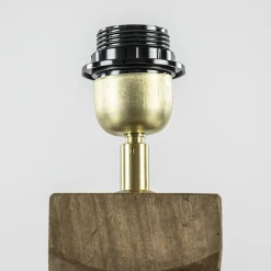 Straluma Kleine lampvoet Cumani hout light and Living></noscript> Lampenvoeten|Light and Living