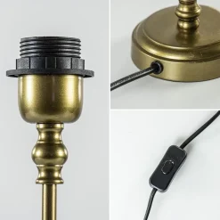 Straluma Kleine lampvoet Ramses antiek brons><noscript><img width=