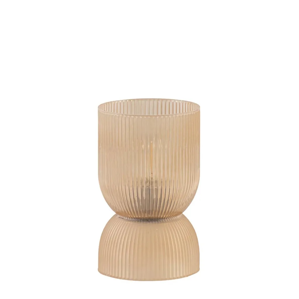 Straluma Kleine Phoebe tafellamp peach op batterijen Light and Living> Light and Living|Woonkamerlampen