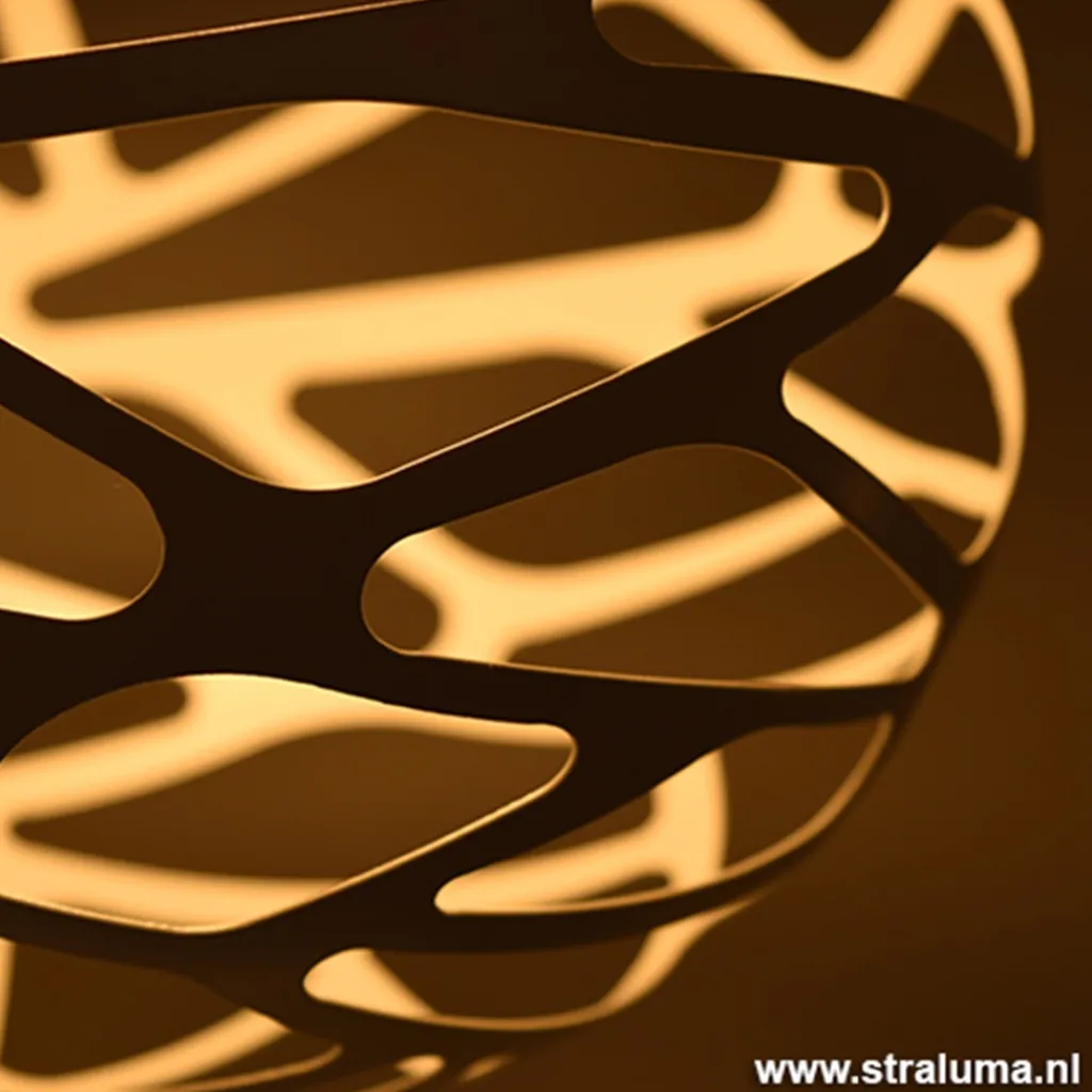 Straluma Kleine ronde design hanglamp Kelly wit> Hanglampen|Nachtkastlampen