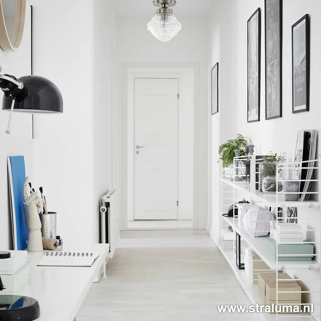 Straluma Kleine stalen plafondlamp glas helder> Plafonnières|Keukenverlichting