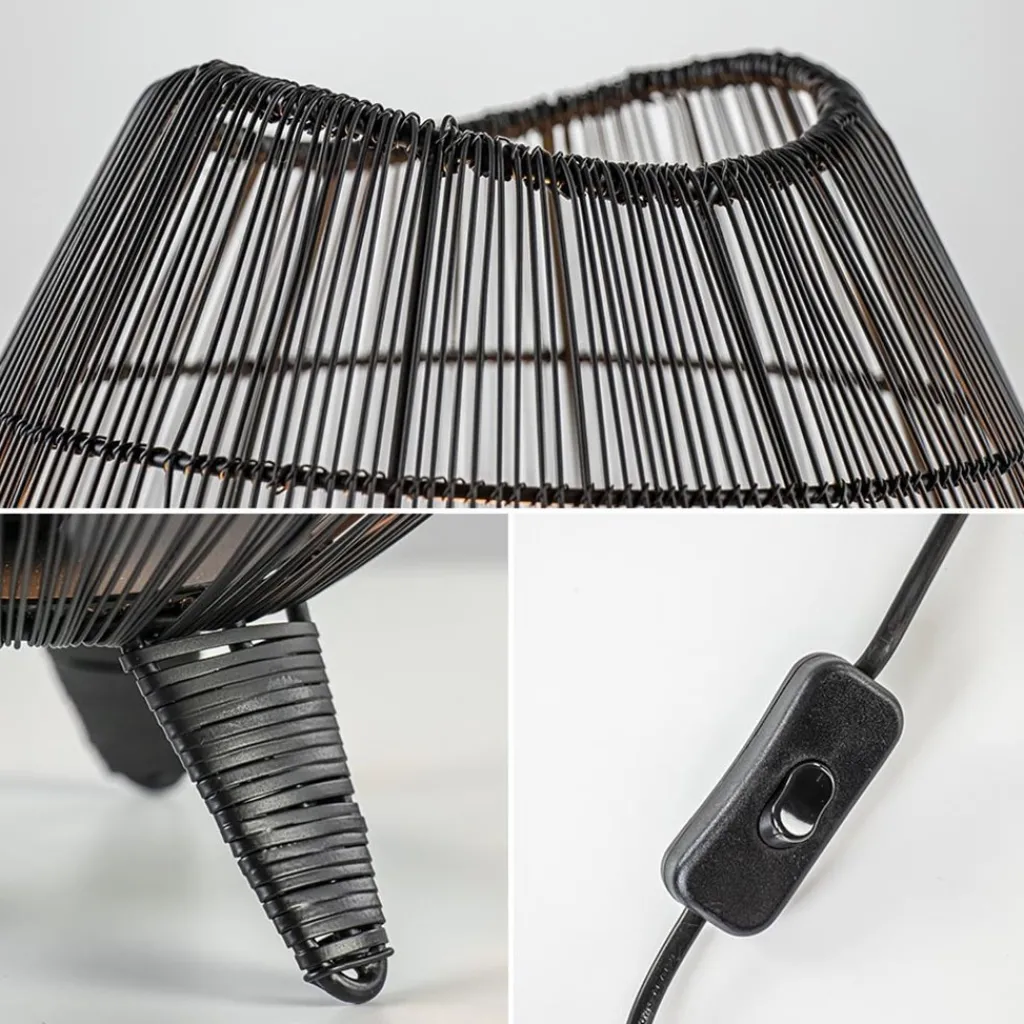 Straluma Kleine tafellamp Yumi mat zwart> Tafellampen|Draadlampen