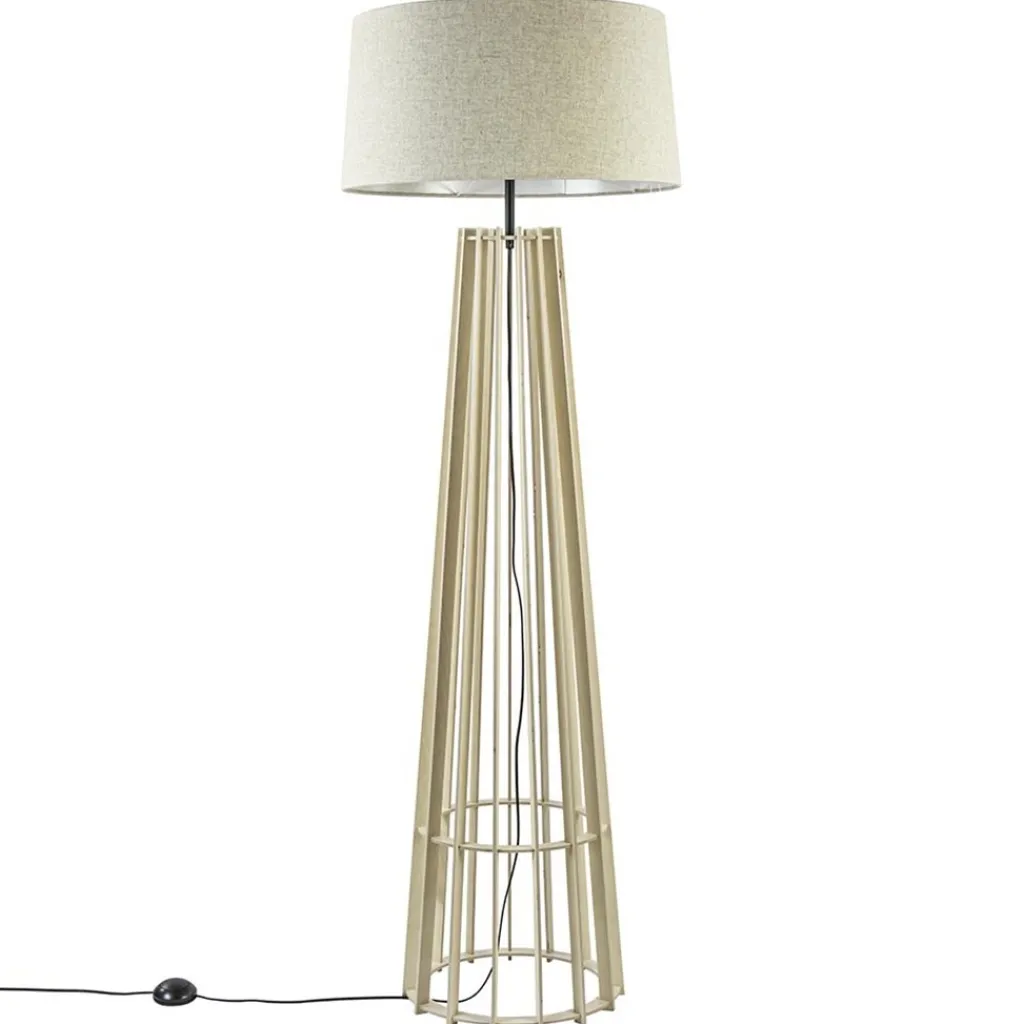 Straluma Lampenkap beige bridge linnenlook 55 cm> Lampenkappen|Botanische Verlichting