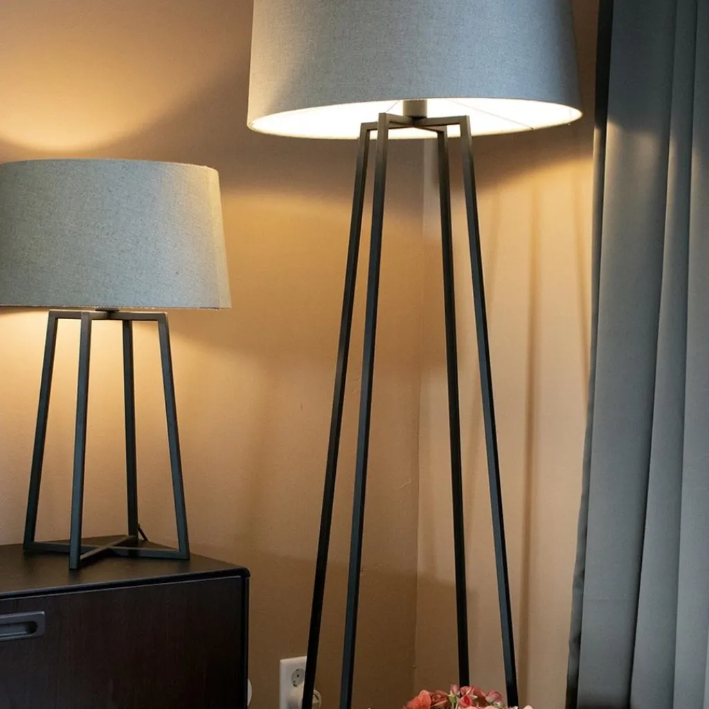 Straluma Lampenkap Bridge Ø55 cm warm omgeslagen> Lampenkappen|Klassieke Verlichting