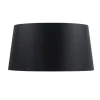 Straluma Lampenkap zwart Bridge 45 cm Chinz 20> Woonkamerlampen|Slaapkamerlampen