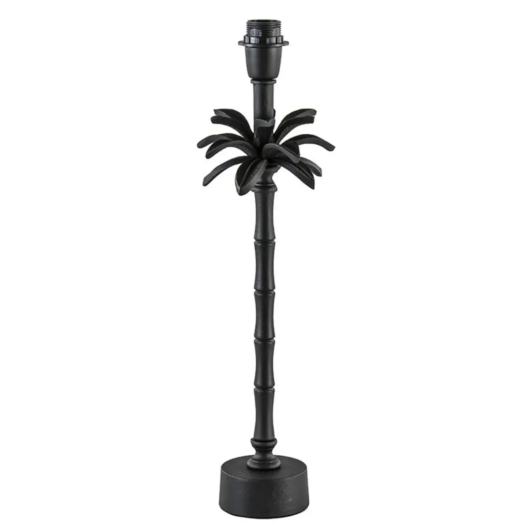 Straluma L&L lampvoet Armata mat zwarte palmboom> Tafellampen|Lampenvoeten