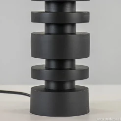 Straluma Lampvoet Desley zwart EXCL.KAP><noscript><img width=