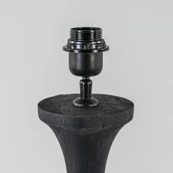 Straluma Lampvoet Nicolo zwart hout exclusief kap></noscript> Tafellampen|Lampenvoeten