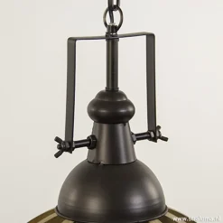 Straluma Landelijk hanglamp Djem hout/zink></noscript> Light and Living|Woonkamerlampen