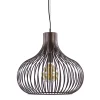 Straluma Landelijke draadlamp-hanglamp bruin 48cm> Eettafellampen|Draadlampen