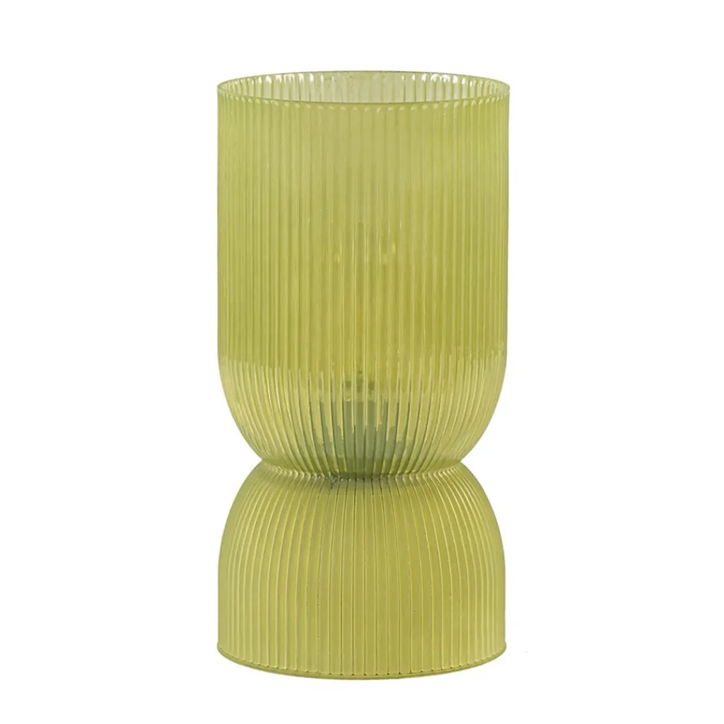 Straluma Landelijke Light and Living tafellamp olijfgroen op batterijen Phoebe> Tafellampen|Light and Living