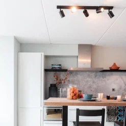 Straluma Langwerpige GU10 5-lichts opbouwspot mat zwart><noscript><img width=