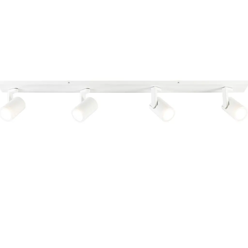 Straluma Langwerpige 4-lichts opbouwspot mat wit GU10> Opbouwspots|Halverlichting