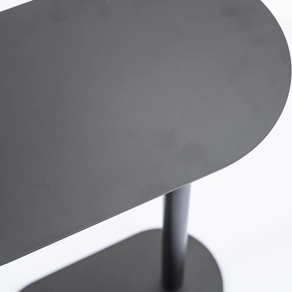 Straluma Laptoptafel zwart 43x24x70 cm> Bijzettafels