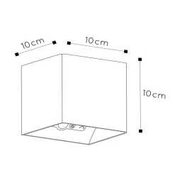 Straluma LED buitenlamp oplaadbaar zwart vierkant><noscript><img width=