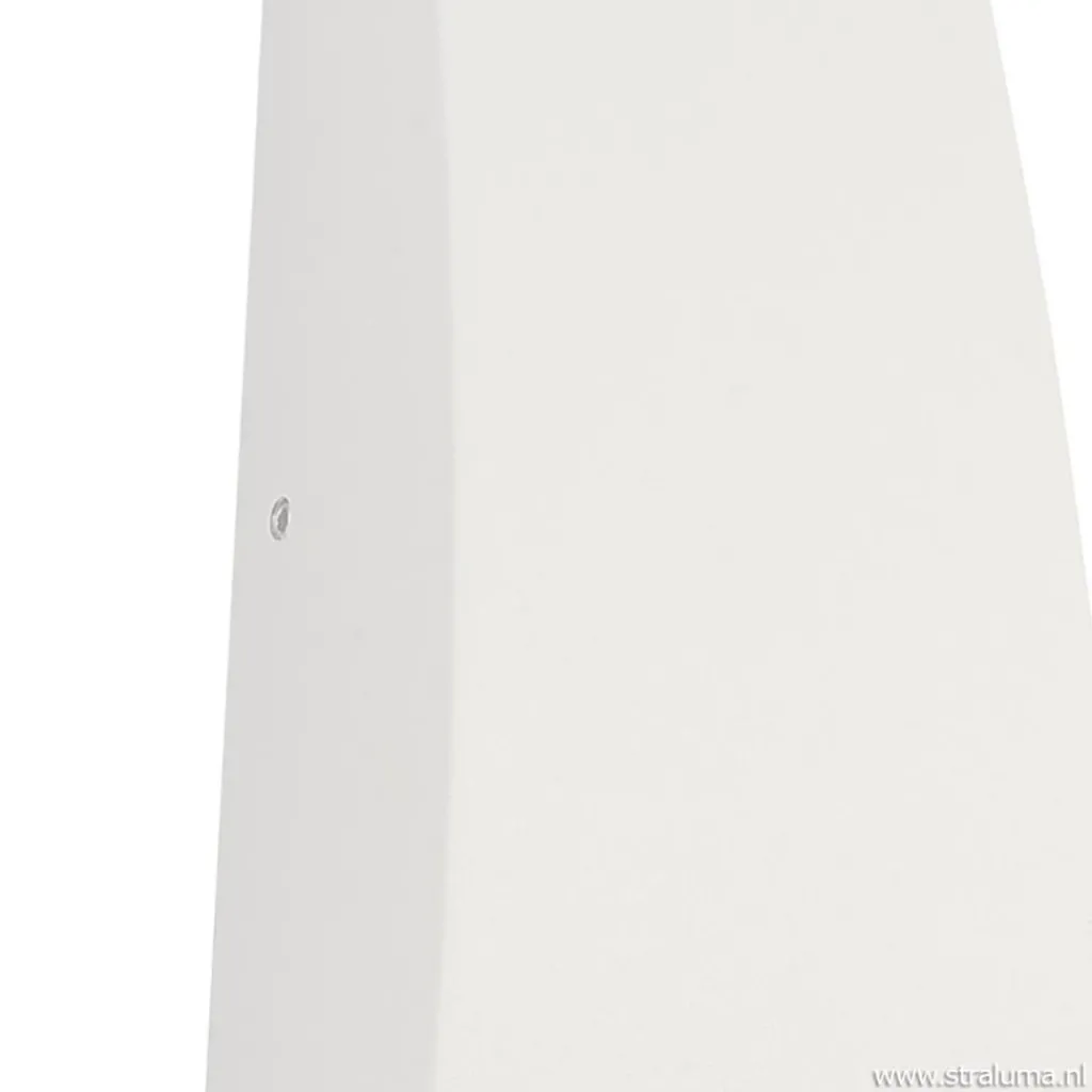 Straluma LED buitenlamp up+down wit aluminium IP54> Wandlampen|Buitenlampen
