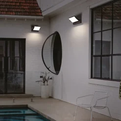 Straluma LED buitenlamp zwart met draaibare kap></noscript> Wandlampen|Buitenlampen