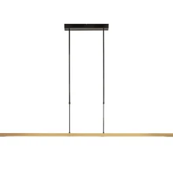 Straluma LED hanglamp aluminium mat zwart met mat goud dimbaar> Hanglampen|Eettafellampen