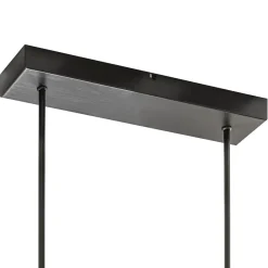 Straluma LED hanglamp aluminium mat zwart met mat goud dimbaar><noscript><img width=