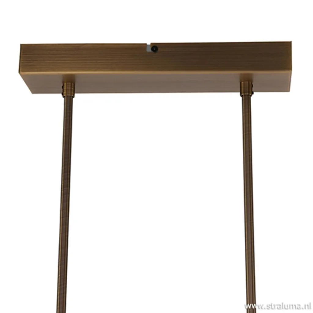 Straluma LED hanglamp brons inclusief dimmer> Hanglampen|Eettafellampen