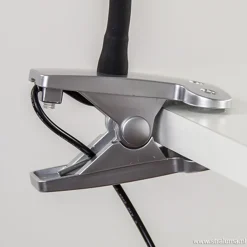 Straluma LED klemlamp/klemspot zwart met zilver></noscript> Bedlampjes|Bureaulampen