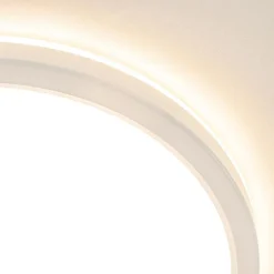 Straluma LED plafondlamp met 3 licht opties wit IP44></noscript> Wandlampen|Plafondlampen