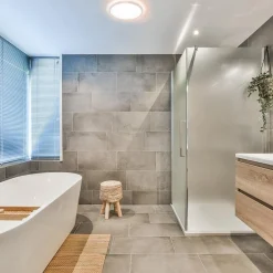 Straluma LED plafondlamp met 3 licht opties wit IP44></noscript> Wandlampen|Plafondlampen