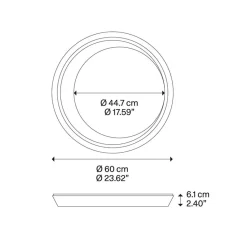 Straluma LED plafondlamp Tidal mat zwart></noscript> Plafondlampen|LED Plafondlampen