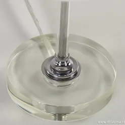 Straluma LED tafellamp chroom/opaal glas dimbaar><noscript><img width=