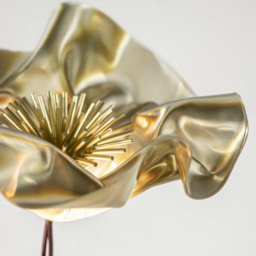 Straluma LED tafellamp Lafleur op battrij velvet> Tafellampen|LED Tafellampen