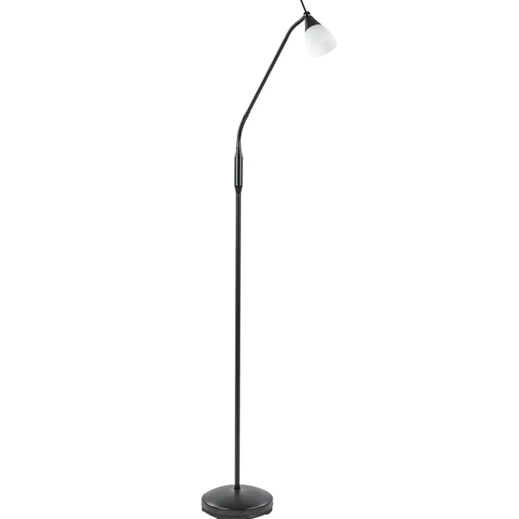Straluma LED vloer/leeslamp Touchy verstelbaar zwart> Vloerlampen|Leeslampen