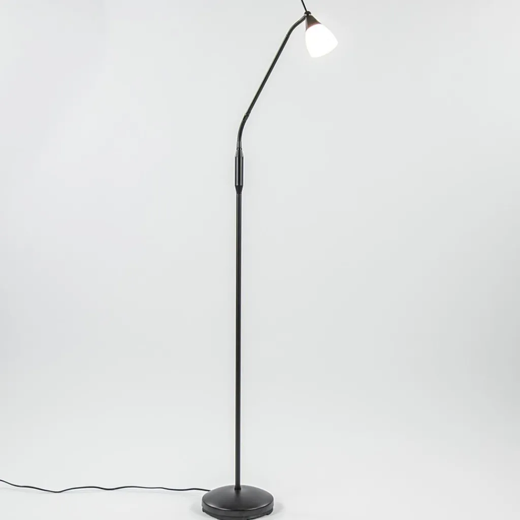 Straluma LED vloer/leeslamp Touchy verstelbaar zwart> Vloerlampen|Leeslampen