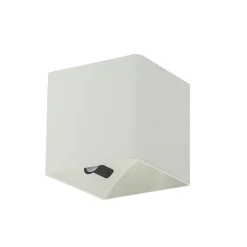 Straluma LED wandlamp oplaadbaar wit vierkant IP54> Wandlampen|Buitenlampen