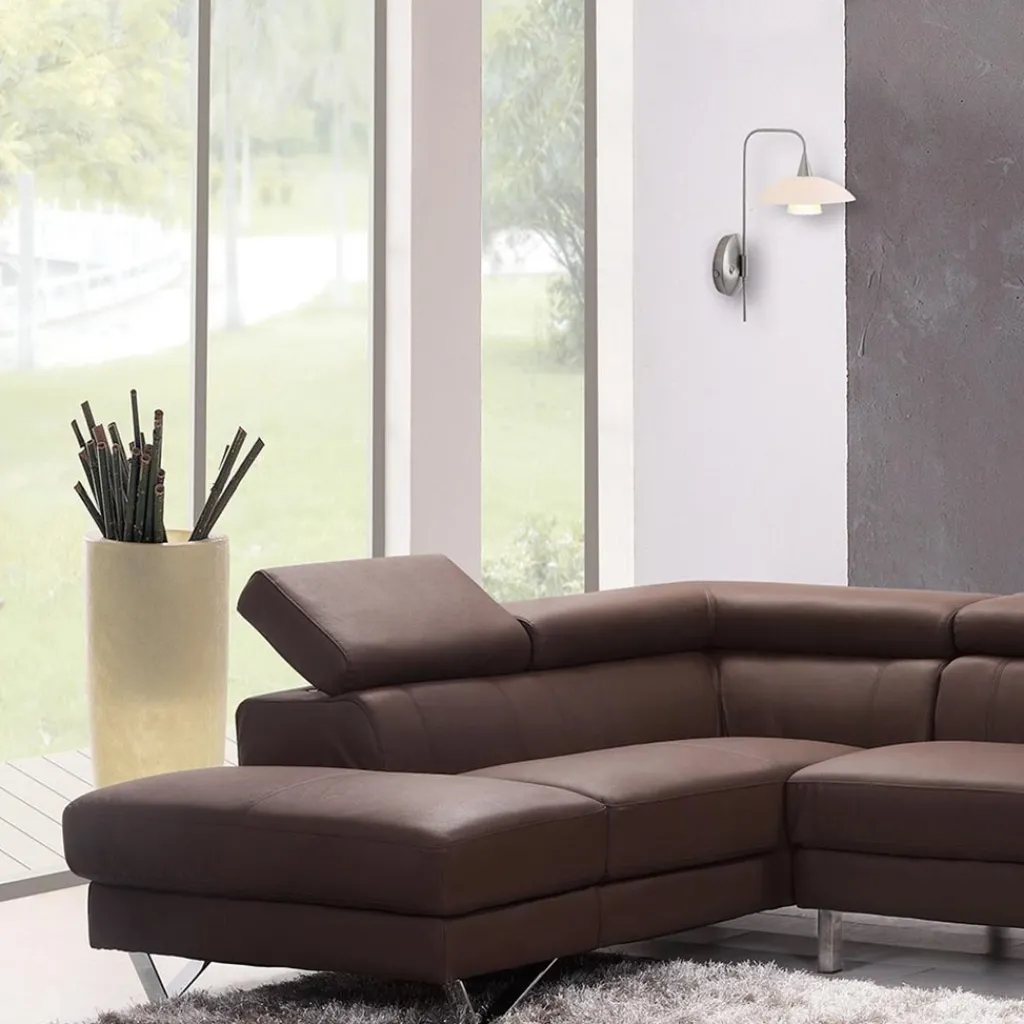 Straluma LED wandlamp staal met glas inclusief snoer> Wandlampen|LED Wandlampen