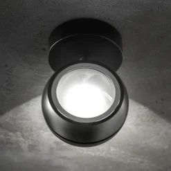 Straluma LED wandlamp up+down Nautilus Mini zwart verstelbaar><noscript><img width=