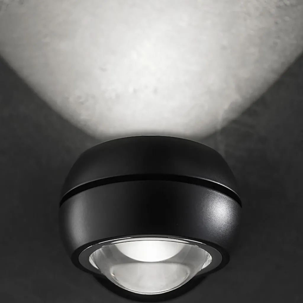 Straluma LED wandlamp up+down Nautilus Mini zwart verstelbaar> Wandlampen|LED Wandlampen