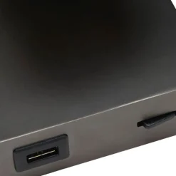 Straluma LED wandspot zwart staal met USB aansluiting><noscript><img width=