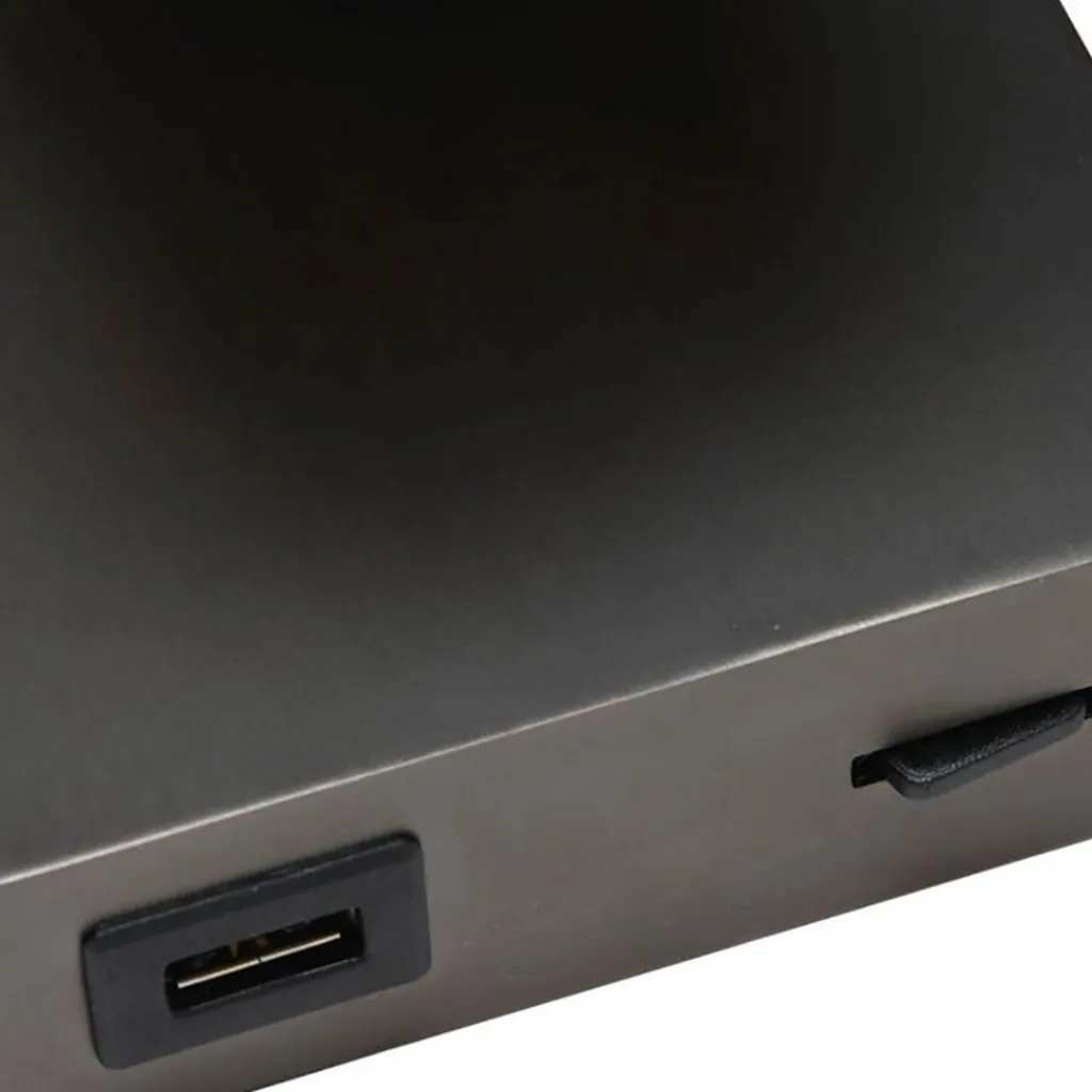 Straluma LED wandspot zwart staal met USB aansluiting> Wandlampen|LED Wandlampen