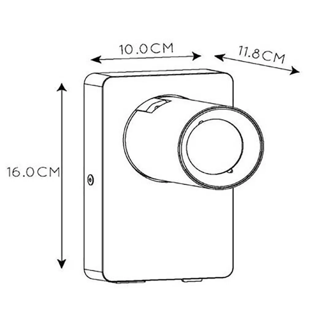 Straluma LED wandspot zwart staal met USB aansluiting> Wandlampen|LED Wandlampen