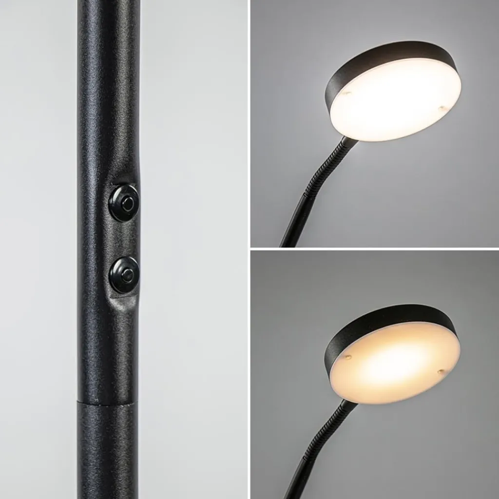 Straluma Leeslamp Comfort Portable zwart oplaadbaar> Vloerlampen|Leeslampen