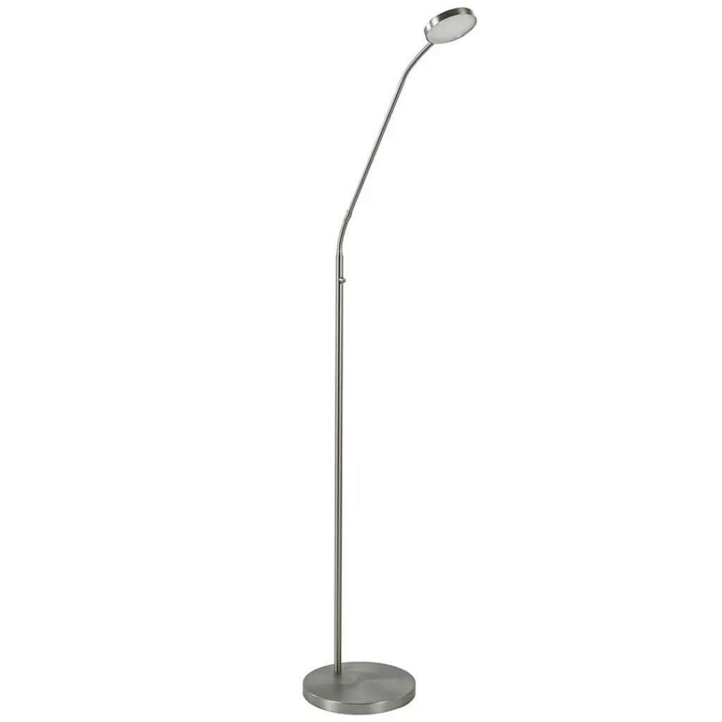 Straluma Leeslamp Denia Flex nikkel dim-to-warm> Vloerlampen|Leeslampen