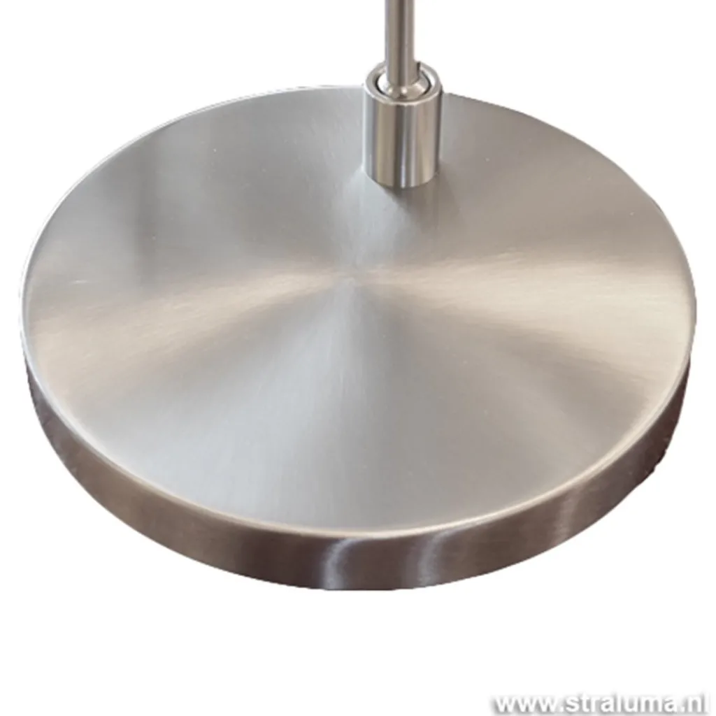 Straluma Leeslamp nikkel led + tastdimmer> Vloerlampen|Leeslampen