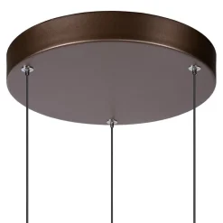Straluma 3-Lichts hanglamp LED cilinders bruin rond><noscript><img width=