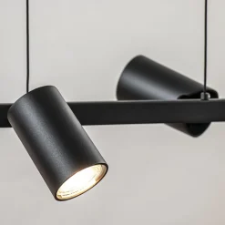 Straluma 6-Lichts hanglamp spots verstelbaar zwart><noscript><img width=