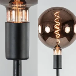 Straluma 3-Lichts moderne vloerlamp mat zwart exclusief lichtbron> Woonkamerlampen|Vloerlampen