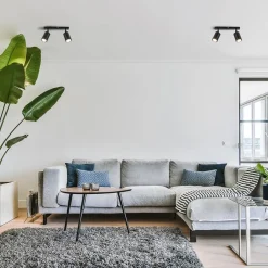 Straluma 2-Lichts opbouwspot GU10 mat zwart></noscript> Opbouwspots|Woonkamerlampen