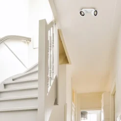 Straluma 2-Lichts opbouwspot wit GU10-ES111 verstelbaar></noscript> Plafondlampen|Opbouwspots