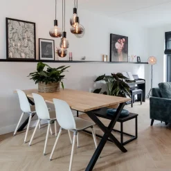 Straluma 5-lichts plaat rond + pendels zwart ex.lb><noscript><img width=