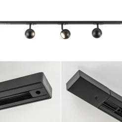 Straluma 3-Lichts railsysteem 1-fase met verstelbare ronde spots></noscript> Opbouwspots|Keukenverlichting