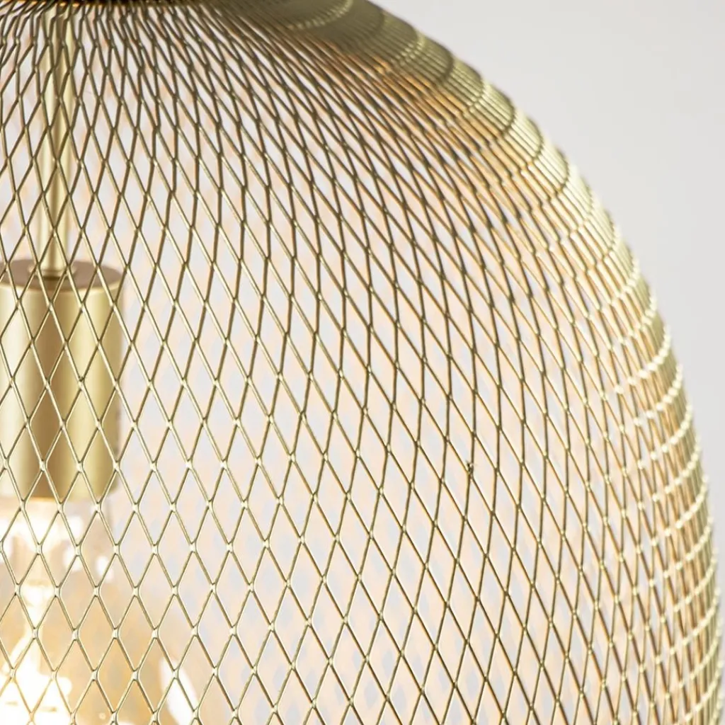 Straluma 3-Lichts ronde hanglamp goud/mat zwart> Hanglampen|Eettafellampen